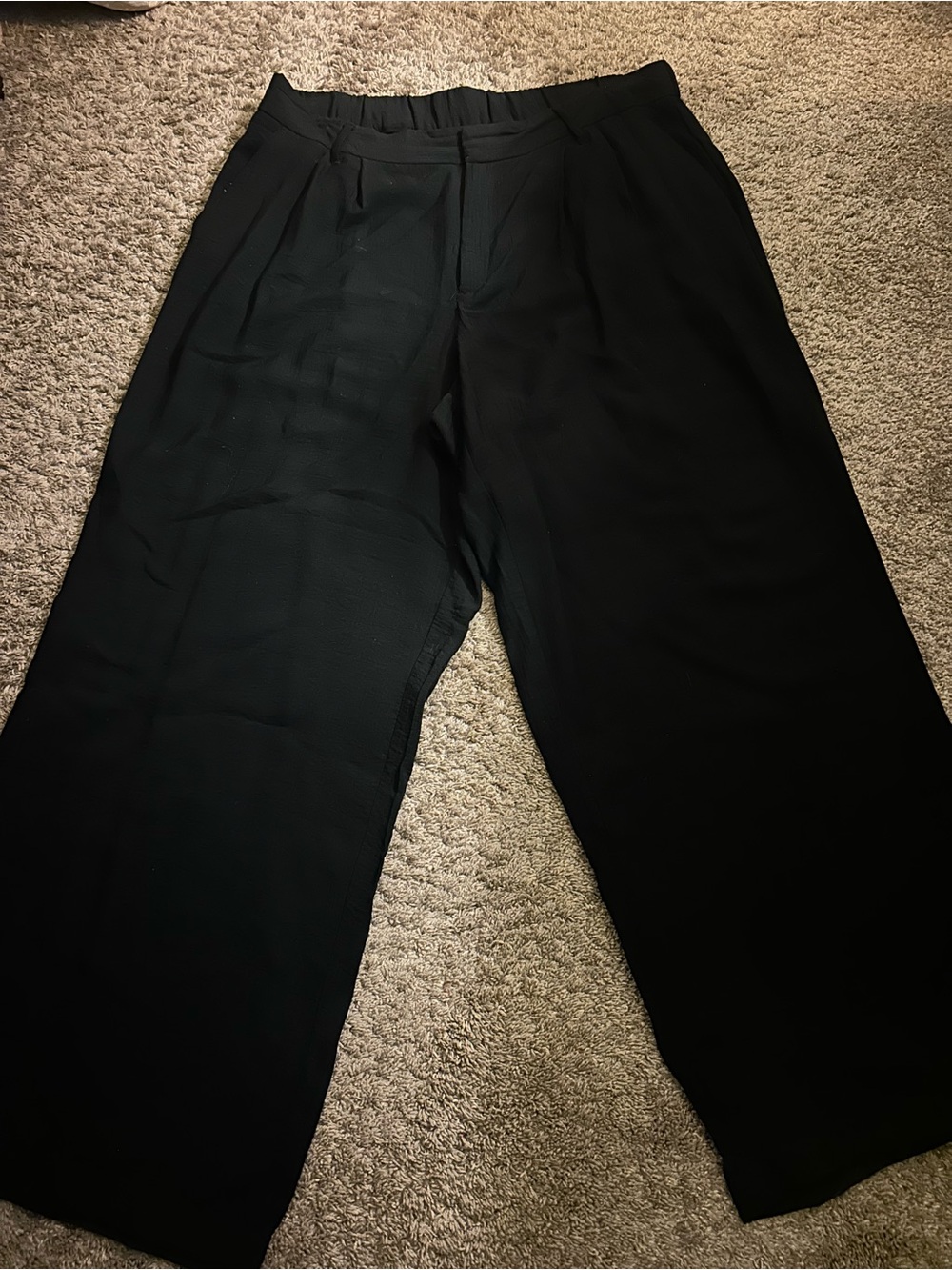 a new day Black Wide-Leg Women's Trousers